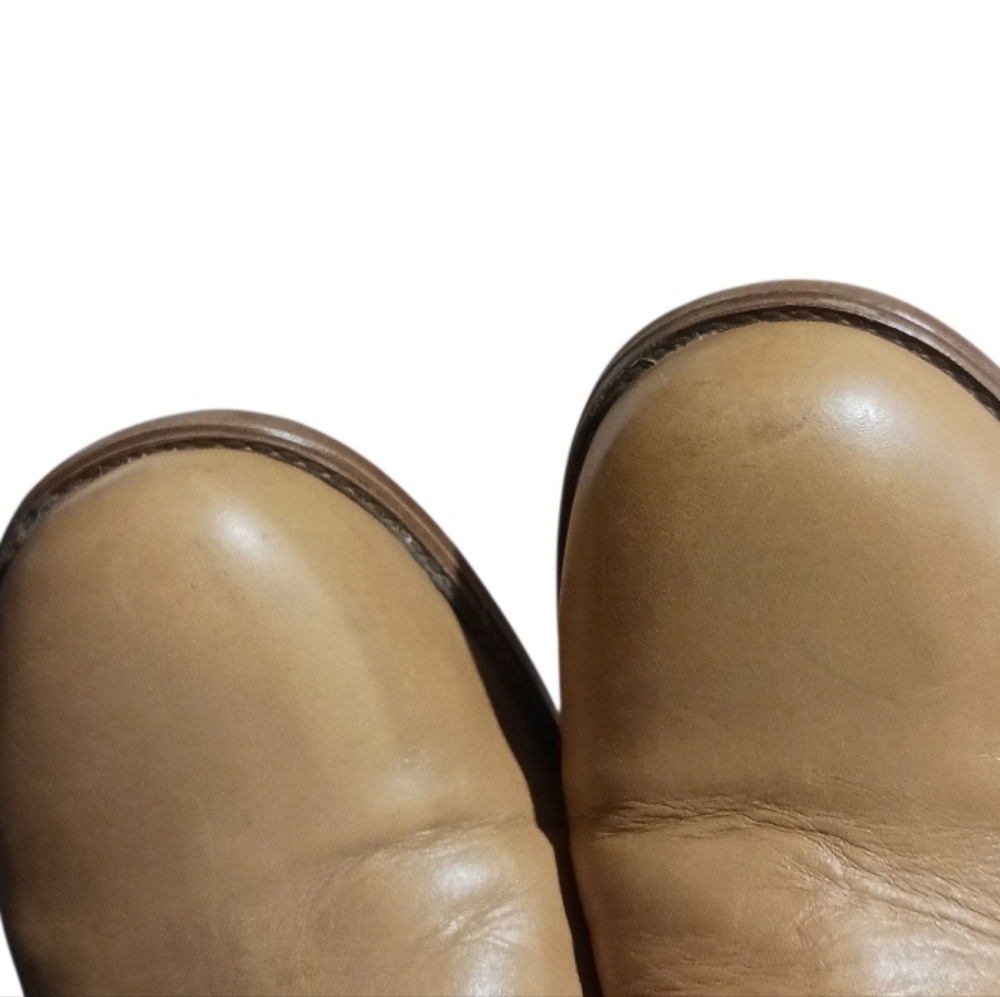 Dansko Leather Mule Clog Block Heel Slip-On Camel - Picture 6 of 13